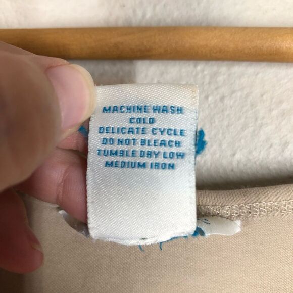 Sundance Tan Cotton Spandex Tank Top Nude Neutral Cami Basic Stretch Size Medium - Picture 3 of 4